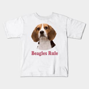 Beagles Rule Kids T-Shirt